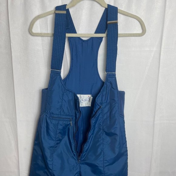 Vintage Ski Jacket & Bib 1970s Swing West Size Small Light Blue Retro Snow Gear. - Picture 10 of 10